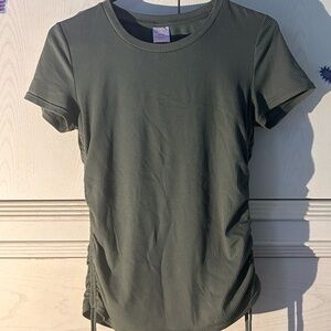 No Boundaries • Green drawstring shirt